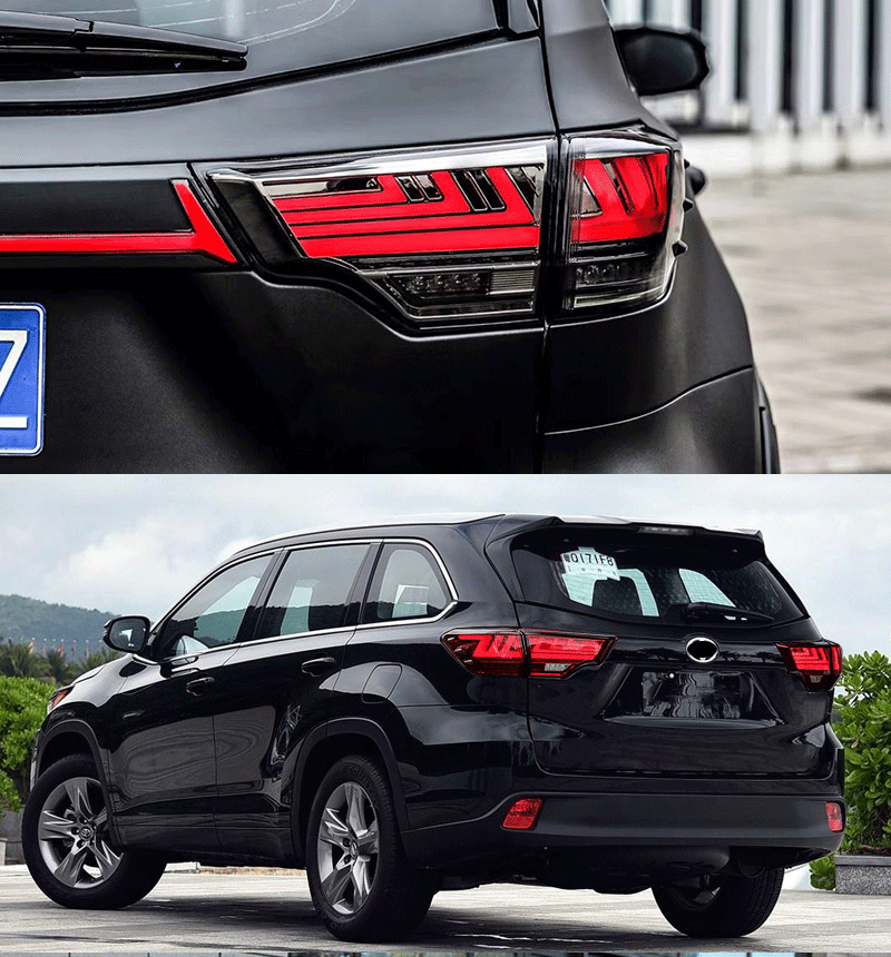HLD-B104 LED Tail Lights for Toyota Highlander 2014–2019 20 LED Tail Light