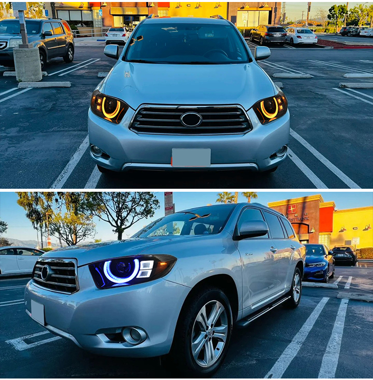 Linternas HLD-A301 del montañés de Toyota para la lámpara principal del montañés de Toyota (2008–2010) 21 Highlander Headlights