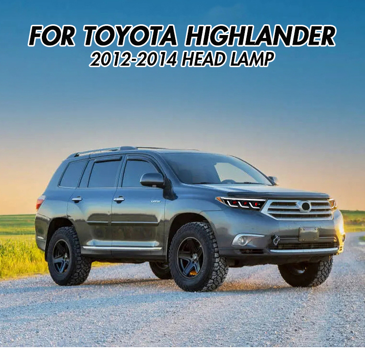 Toyota Highlander Headlights HLD-A302 For Toyota Highlander (2012–2014) Head Lamp 15 Highlander Headlights