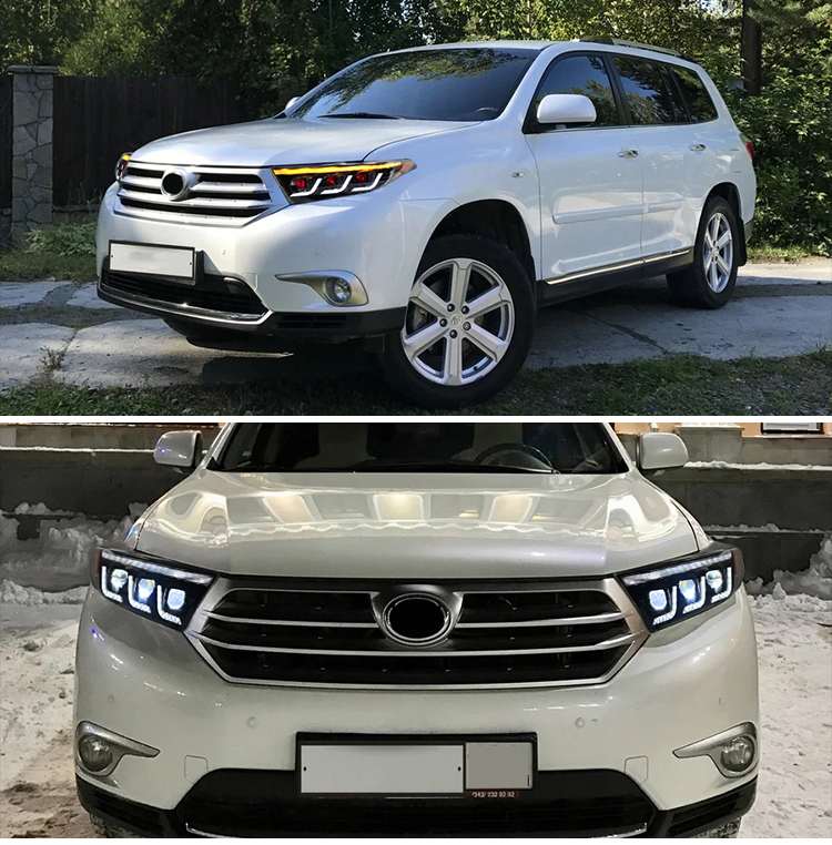 Fari Toyota Highlander HLD-A302 Per Toyota Highlander (2012–2014) Lampada frontale 21 Highlander Headlights