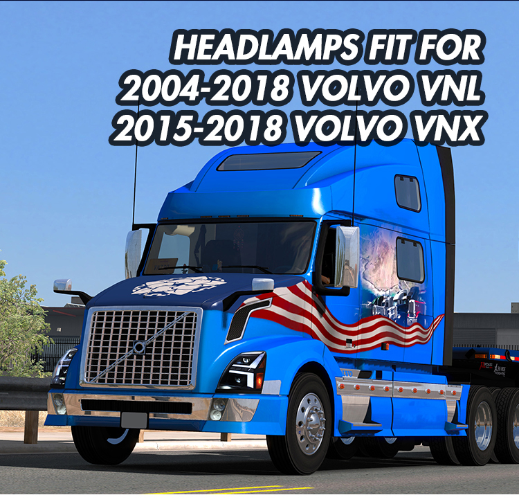 VNL-A206 Faro anteriore a LED per Volvo VNolvVNLN /VNML /VNXM / VNX 15 LED Headlight