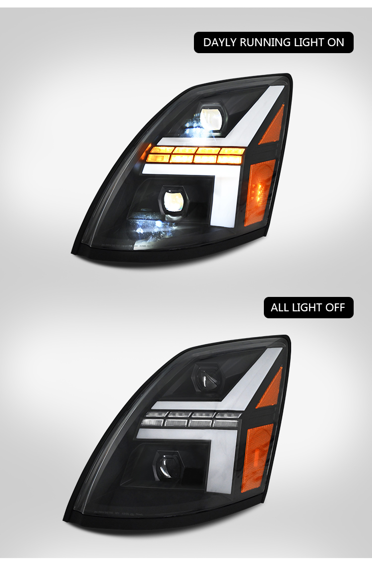 VNL-A206 Faro anteriore a LED per Volvo VNolvVNLN /VNML /VNXM / VNX 18 LED Headlight