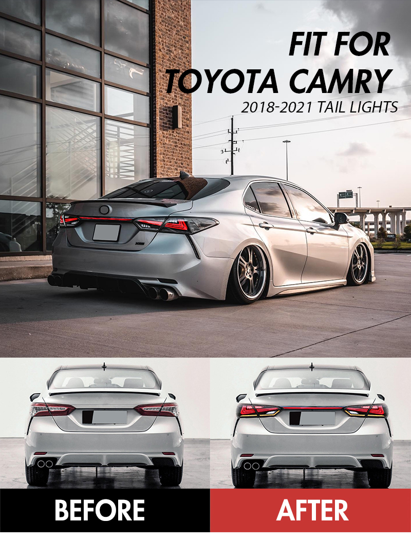G101 LED Spoiler Lamp Tail Light for Toyota Camry 2018–2023 15 LED Spoiler Lamp Tail Light