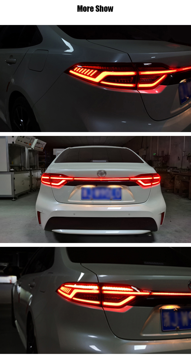 Toyota Corolla Tail Lights LL-B105B For Toyota US Corolla (2020–2023) Sequential Tail Lamp 16 Corolla Tail Lights
