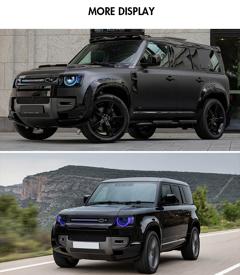 LHWS-A533-RGB-ZT RGB Headlight for Land Rover Defender 2020–2025 36 路虎卫士大灯RGB中网灯 13