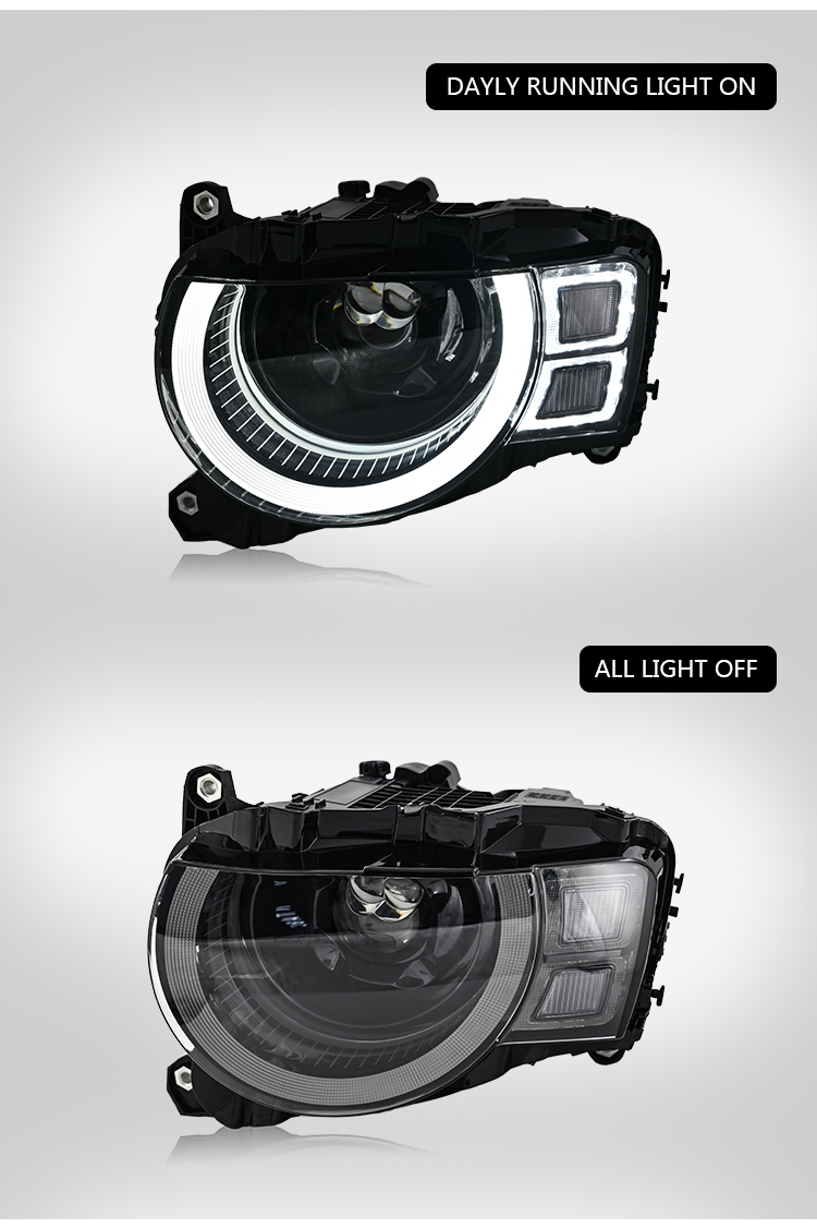 LHWS-A533 LED Headlight for Land Rover Defender 2020–2025 16 LED Headlight