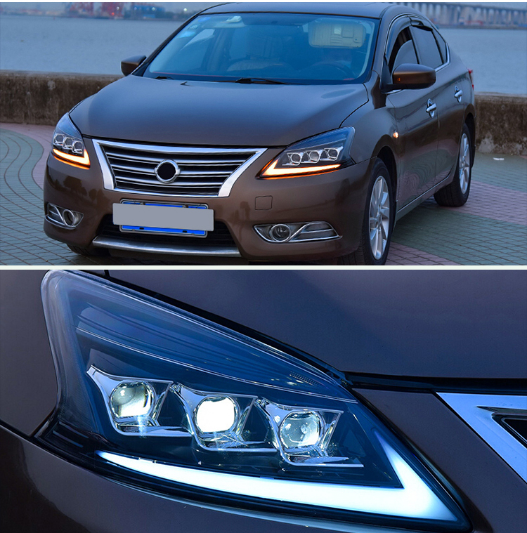 XY-A154 LED Headlights for Nissan Sylphy 2012–2015 24 LED Headlights