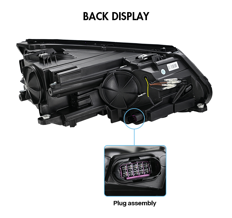 A186-BE Full LED Headlight for Volkswagen 2013–2017 17 Full LED Headlight