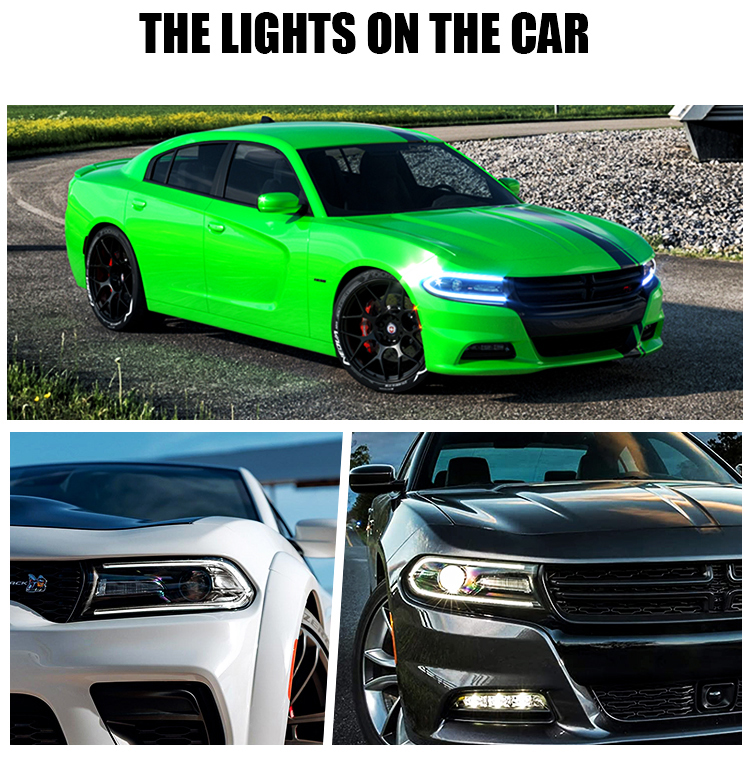Charger-2033 LED Headlights for Dodge Charger 2015–UP 18 LED Headlight