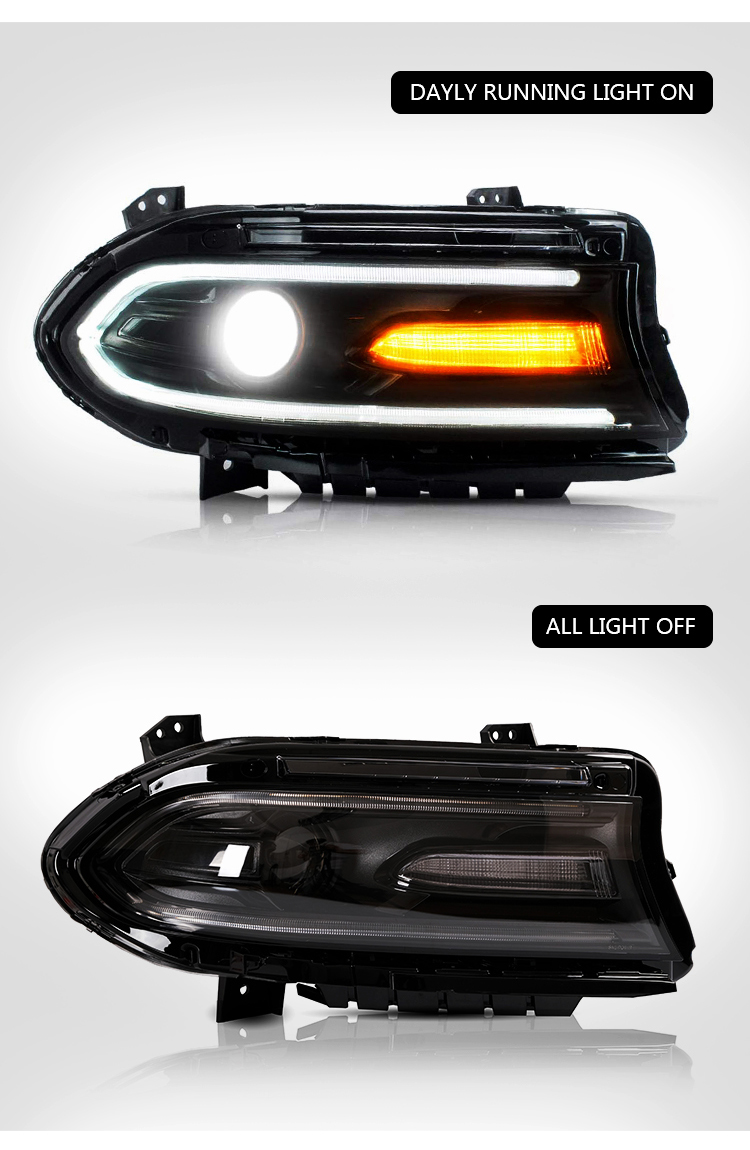 Charger-2033 LED Headlights for Dodge Charger 2015–UP 20 LED Headlight