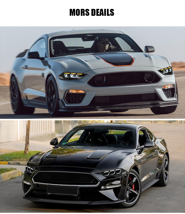 Ford-A202 LED Headlights for Ford Mustang 2018–2023 18 LED Headlights