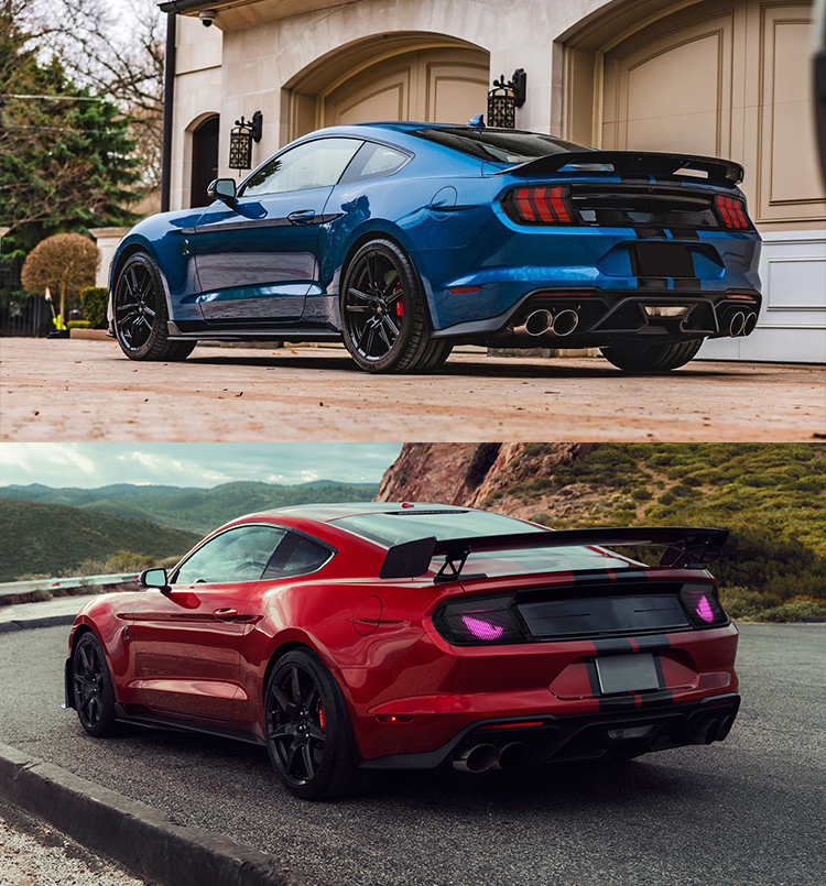 Luces traseras LED B201-RGB para Ford Mustang 2015-2023023 24 RGB LED Tail Lights