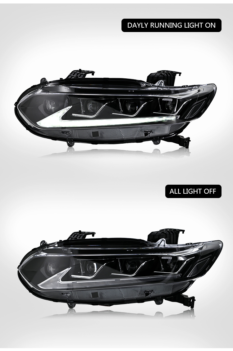 A143 LED Headlights for Honda Accord 2018–2022 15 LED Headlight