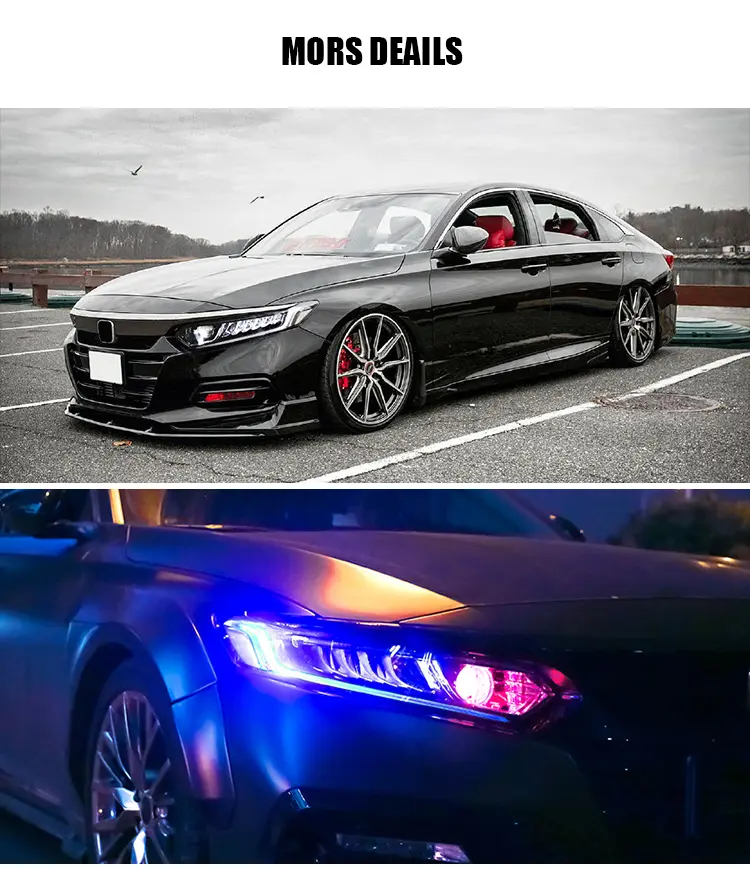 Honda Accord Headlights TT-YG-A150 (Blue) / TT-YG-A151 (Red) For Honda Accord (2018–2021) Head Lamp 22 Accord Headlights