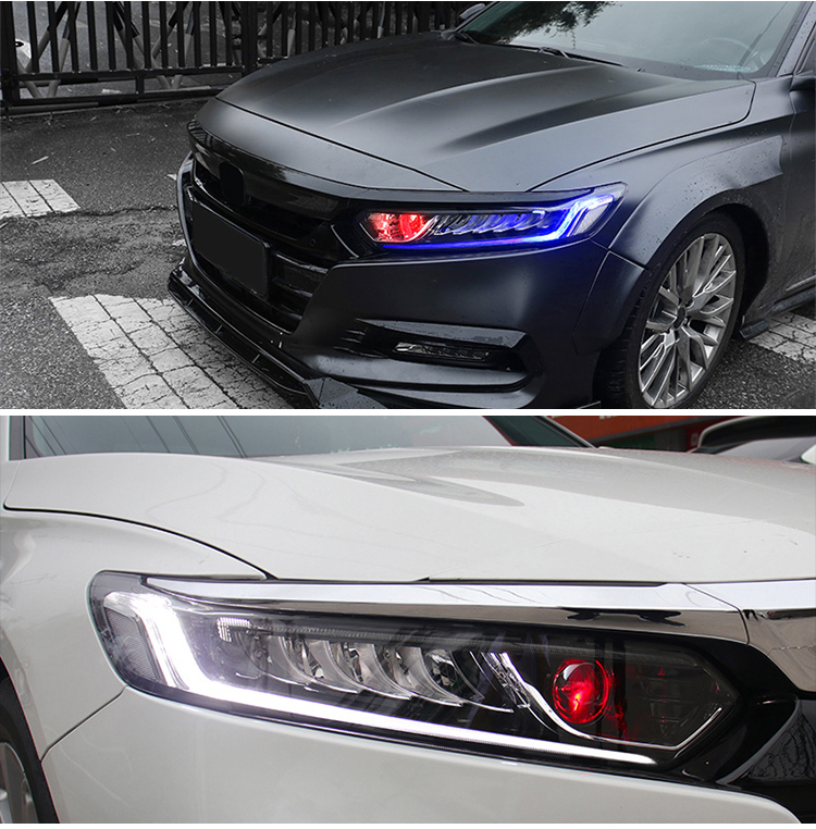Honda Accord Headlights TT-YG-A150 (Blue) / TT-YG-A151 (Red) For Honda Accord (2018–2021) Head Lamp 24 Accord Headlights