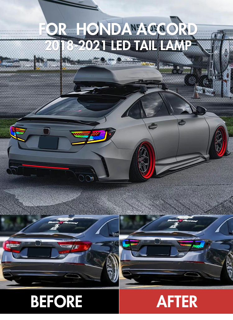 Honda Accord Tail Lights TT-YG-B108B / TT-YG-B108B-RGB For Honda Accord (2018–2021) Tail Lamp 17 Accord Tail Lights