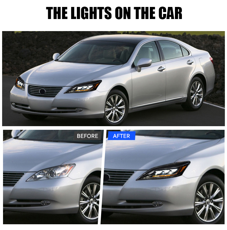 Lexus ES Headlights ES-A162 For Lexus ES (2010–2012) LED Head Lamp 18 Lexus ES Headlights