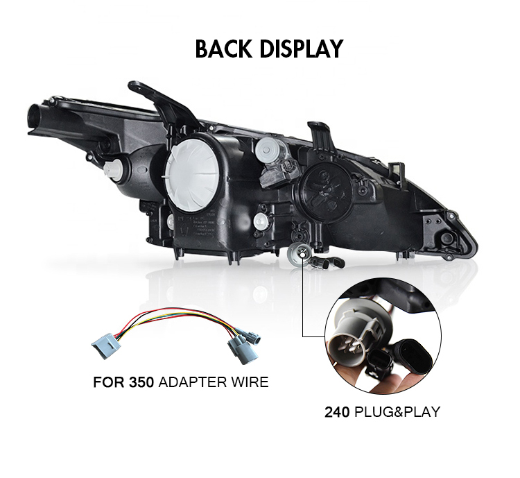 Lexus ES Headlights ES-A162 For Lexus ES (2010–2012) LED Head Lamp 21 Lexus ES Headlights