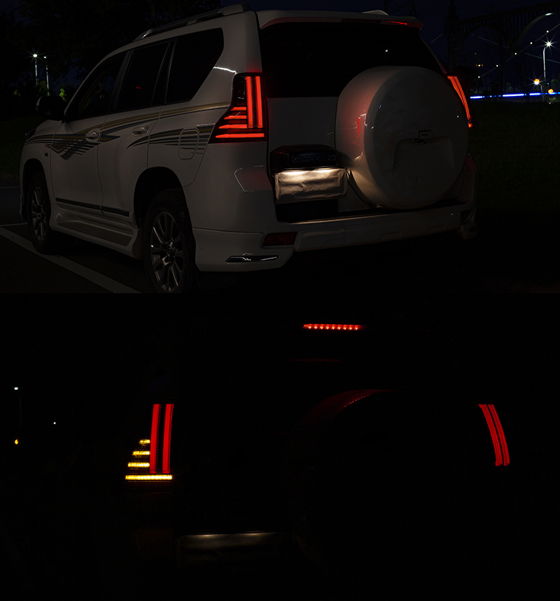 GX-B107C LED Tail Lights for Lexus GX460 2014–2021 21 LED Tail Lights
