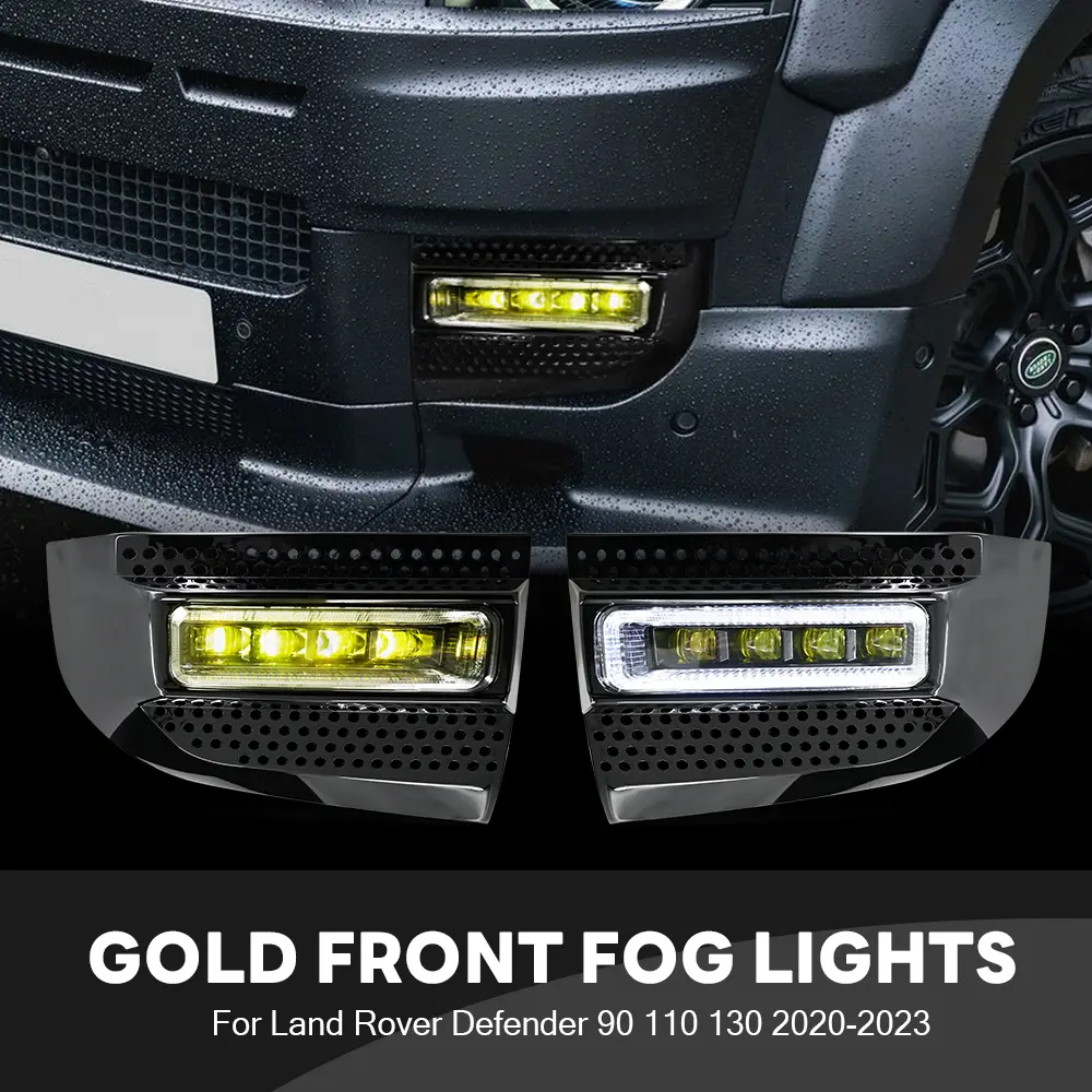 Land Rover Defender Front Fog Lights LHWS-C33-Y (Yellow) For Defender 90 / 110 / 130 (2020–2023) 17 Land Rover Defender Front Fog Lights
