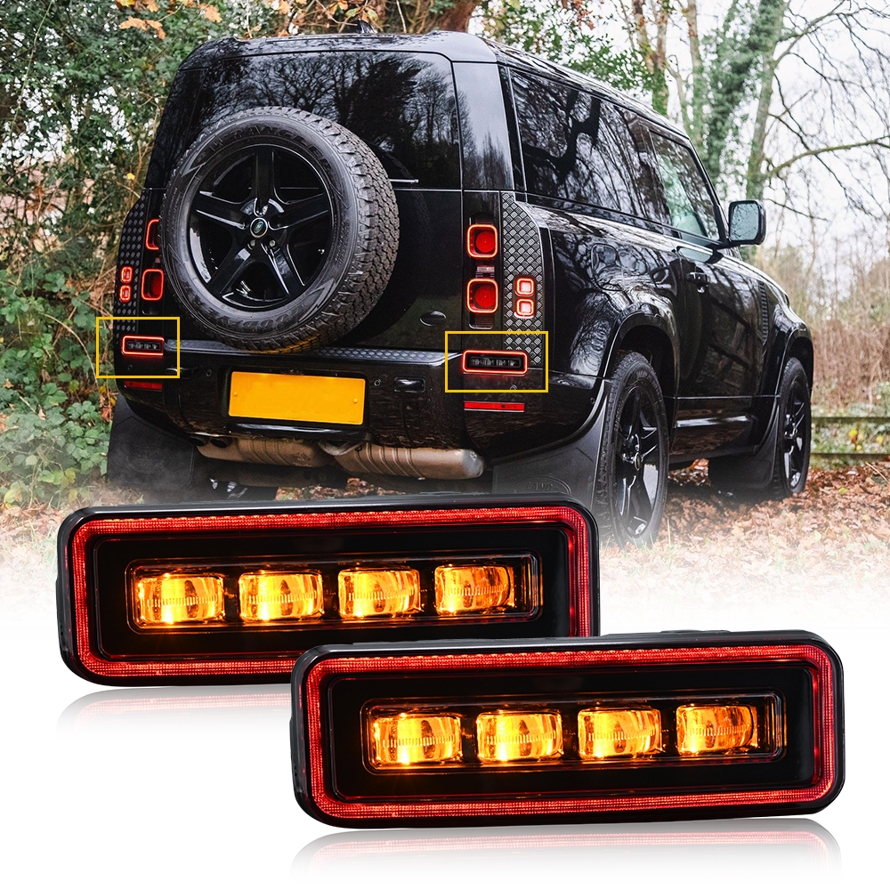 Land Rover Defender Rear Bumper Lights LHWS-C21-S For Defender 90 / 110 / 130 (2020–2023) 17 Land Rover Defender Rear Bumper Lights