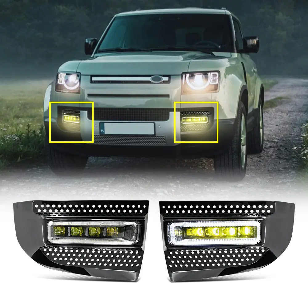 Land Rover Defender Front Fog Lights LHWS-C33-Y (Yellow) For Defender 90 / 110 / 130 (2020–2023) 19 Land Rover Defender Front Fog Lights