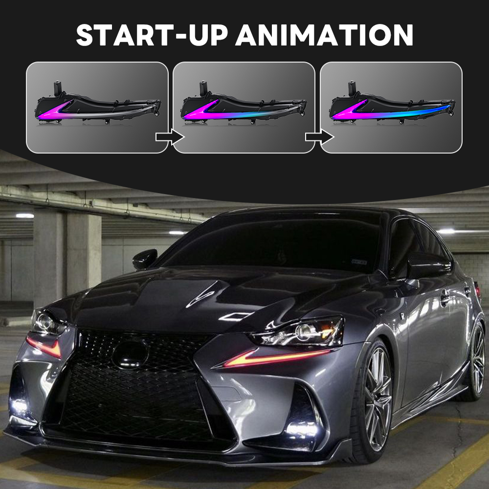 Lexus Headlights TT-IS-R155-B / TT-IS-R155-RGB For Lexus IS 300 (2016–2021) 21 Lexus Headlights