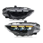 Ford Mustang Headlights Ford-A201B-T For Ford Mustang (2015–2017) Head Lamp - Product Gallery Thumbnail 1