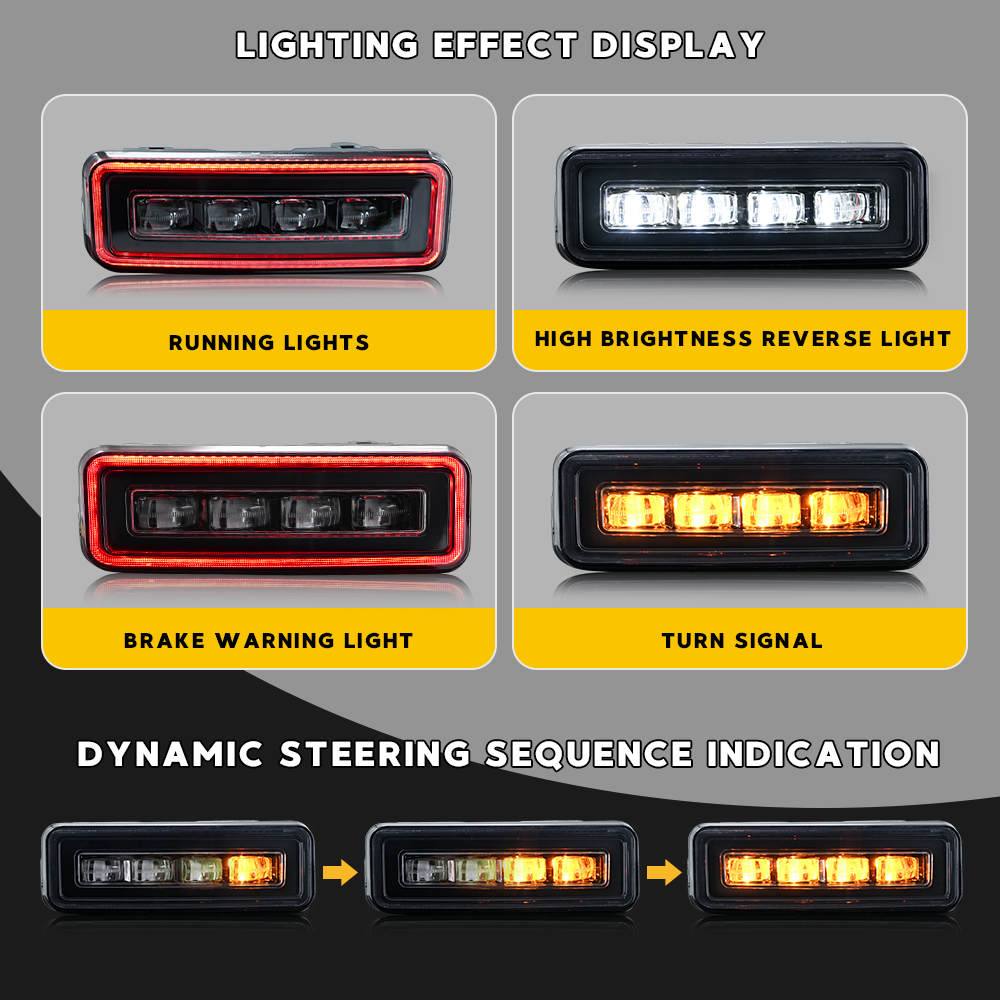 Land Rover Defender Rear Bumper Lights LHWS-C21-S For Defender 90 / 110 / 130 (2020–2023) 19 Land Rover Defender Rear Bumper Lights