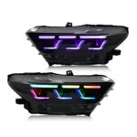 Ford Mustang RGB Headlights Ford-A201-RGB For Ford Mustang (2015–2017) Head Lamp - Product Gallery Thumbnail 1
