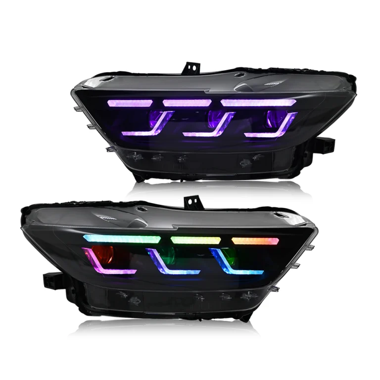 Ford Mustang RGB Headlights Ford-A201-RGB For Ford Mustang (2015–2017) Head Lamp - Main View