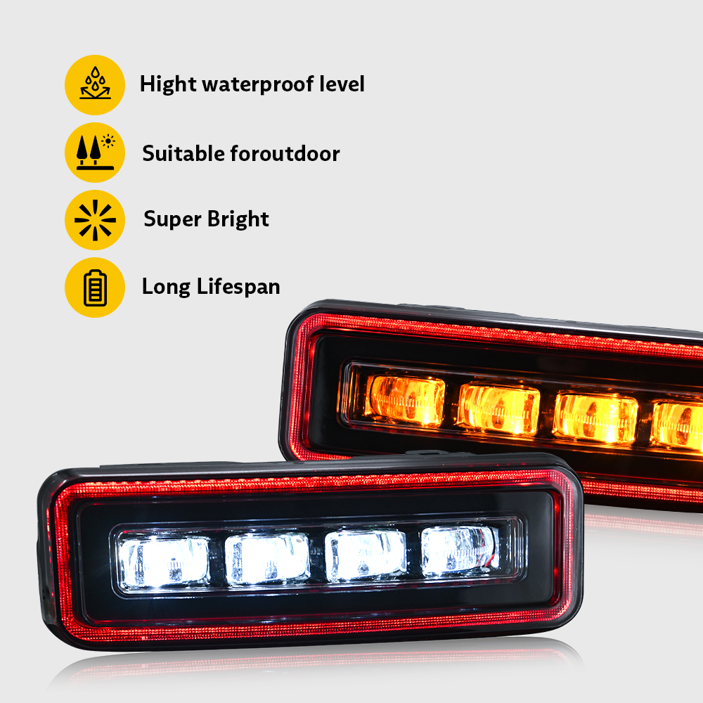 Land Rover Defender Rear Bumper Lights LHWS-C21-S For Defender 90 / 110 / 130 (2020–2023) 20 Land Rover Defender Rear Bumper Lights