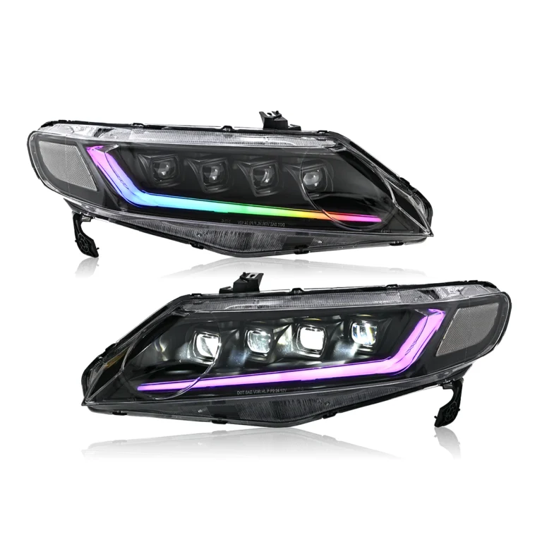 Honda Civic RGB Headlights A285-RGB For Honda Civic (2006–2011) Head Lamp - Main View