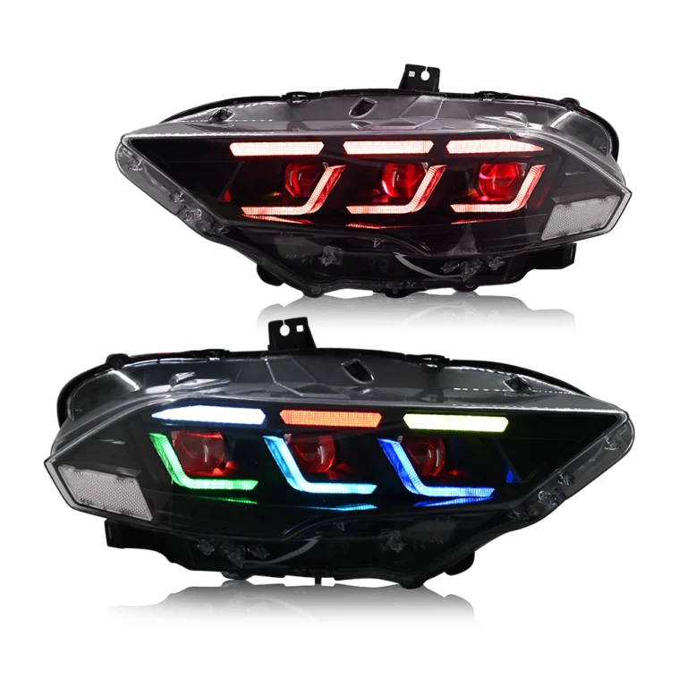 Ford Mustang RGB Headlights Ford-A202-RGB For Ford Mustang (2018–2023) Head Lamp - Main View