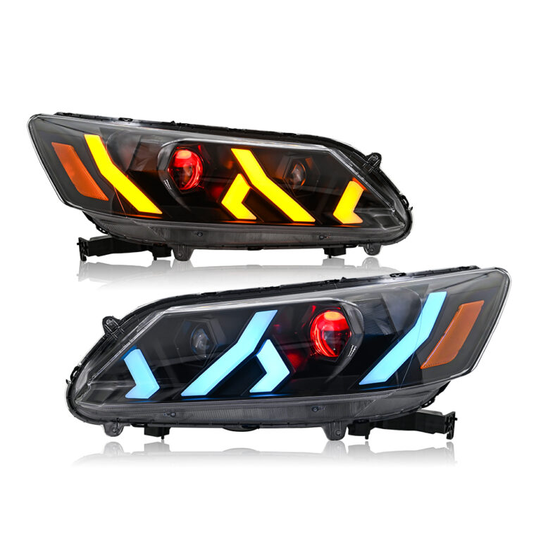 Honda Accord Headlights YG-A502 / YG-A502-E For Honda Accord (2013–2015) 4-Door Head Lamp - Main View