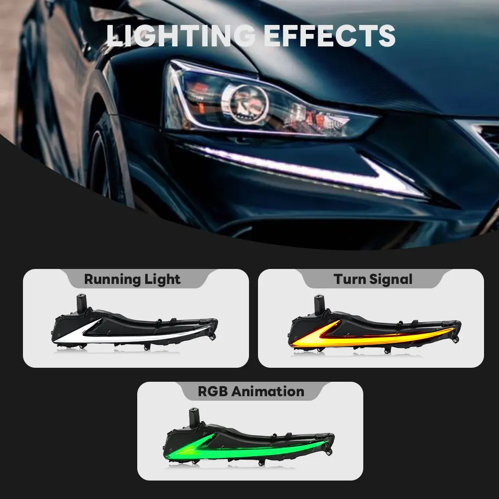 Lexus Headlights TT-IS-R155-B / TT-IS-R155-RGB For Lexus IS 300 (2016–2021) 23 Lexus Headlights