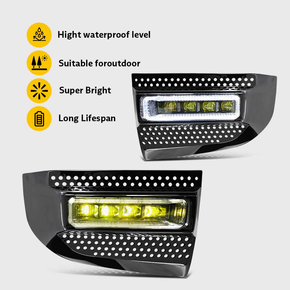 Land Rover Defender Front Fog Lights LHWS-C33-Y (Yellow) For Defender 90 / 110 / 130 (2020–2023) 23 Land Rover Defender Front Fog Lights