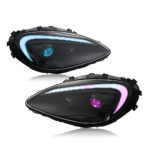 Faros delanteros RGB para Chevrolet Corvette A205-RGB para Chevy Corvette C6 (2005–2013) Lámpara de cabeza - Miniatura de la galería de productos 1