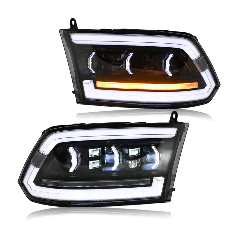 Dodge RAM Headlights TT-RAM-A207-4T / TT-RAM-A207-4T-S For RAM 1500 (2009–2018) / 2500 (2010–2018) Head Lamp - Main View