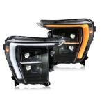 Faros delanteros Ford F150 Serie F150-A500 (ABECEDARIO) Para Ford F150 (2021–2023) Lámpara de cabeza - Miniatura de la galería de productos 1