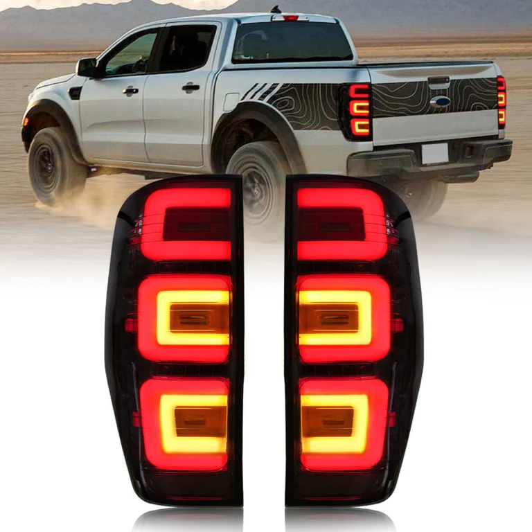 Ford Ranger Tail Lights RG-B141 (مدخن) For Ford Ranger (2012-2019) - عرض التفاصيل