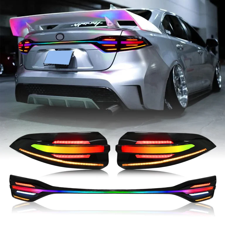 Toyota US Corolla Tail Lights B105D-RGB For Toyota US Corolla (2020–2024) - Detail View