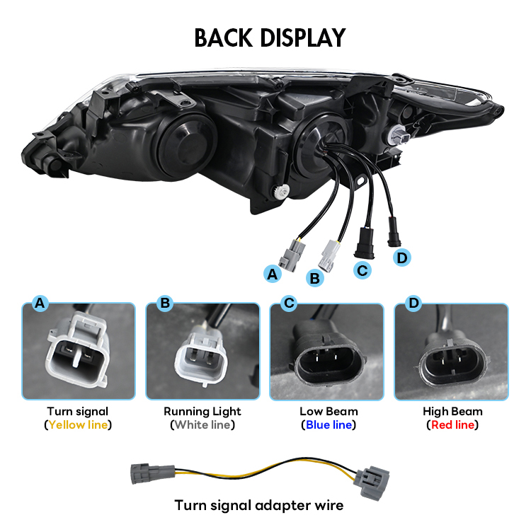 Toyota Camry Headlights CMR-A192B LED Headlamp For Toyota Camry (2012–2014) 7th Gen Pre-Facelift 21 12 14凯美瑞大灯 07
