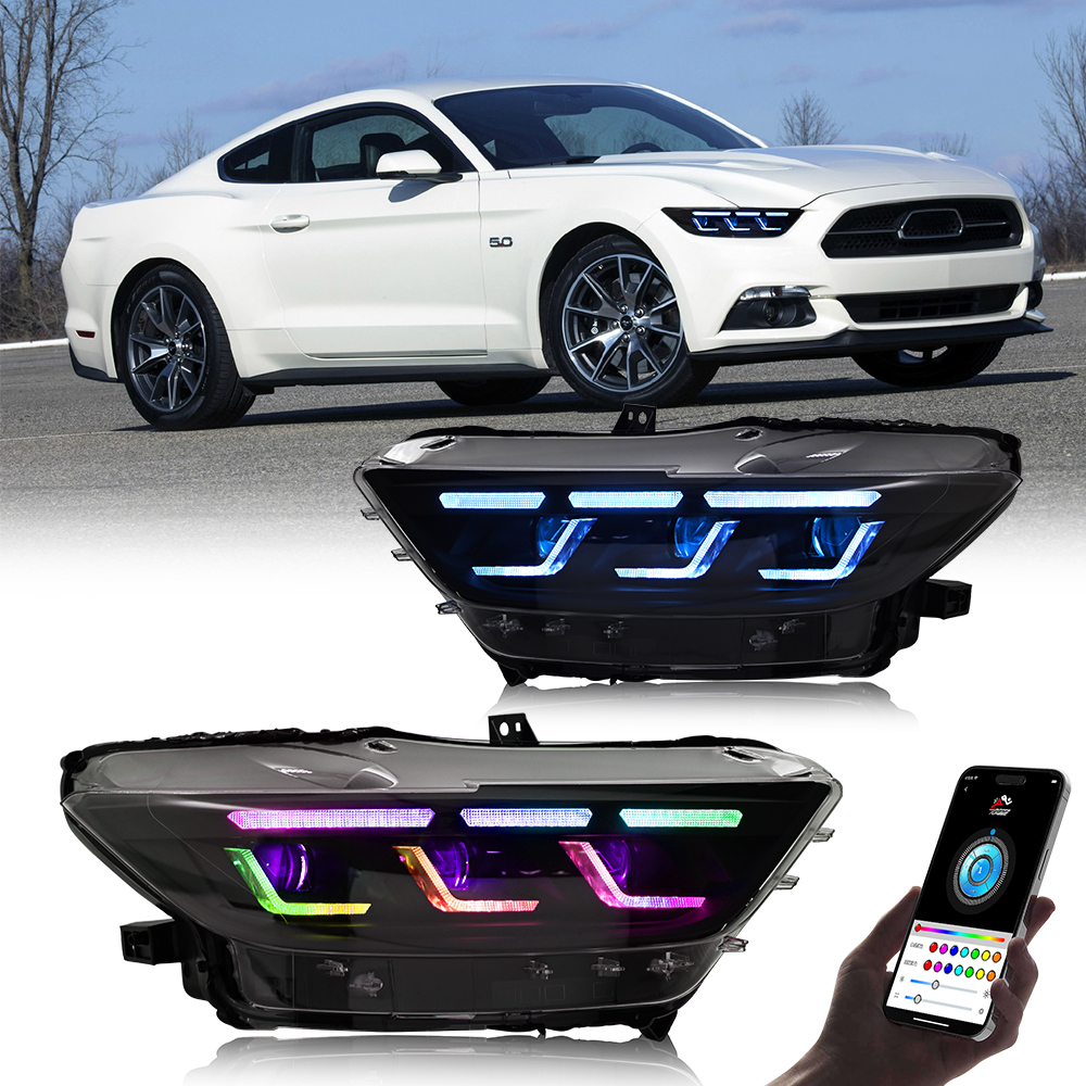 Mustang RGB Headlights