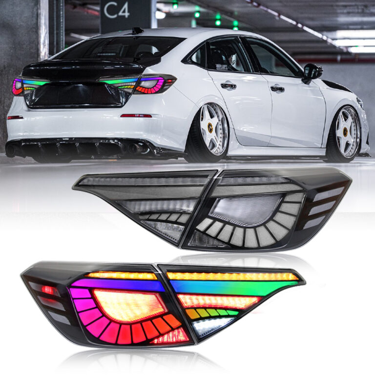 Honda Civic Tail Lights SY-B168-RGB For Honda Civic (2022–Present) - Detail View