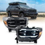 Toyota Tundra / Sequoia Headlights TT-A283-A For Toyota Tundra (2007–2013) / Sequoia (2008–2021) Head Lamp - Product Gallery Thumbnail 2