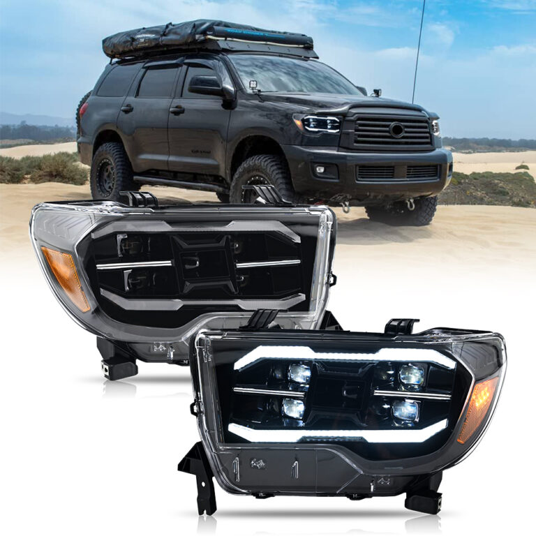 Toyota Tundra / Faróis Sequoia TT-A283-A para Toyota Tundra (2007–2013) / Sequóia (2008–2021) Farol principal - Visualização de detalhes