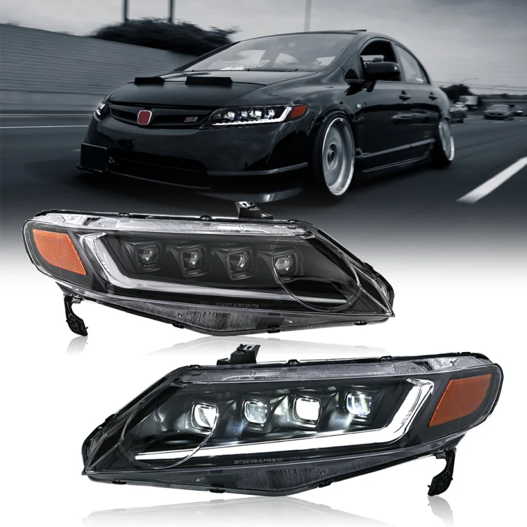 Faróis Honda Civic SY-A285 para Honda Civic (2006–2011) Farol principal - Visualização de detalhes