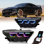 Fari Ford Mustang RGB Ford-A201-RGB Per Ford Mustang (2015–2017) Lampada frontale - Miniatura della galleria del prodotto 3
