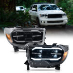 Toyota Tundra / Sequoia Headlights TT-A283-A For Toyota Tundra (2007-2013) / Sequoia (2008-2021) مصباح الرأس - صورة مصغرة لمعرض المنتجات 4